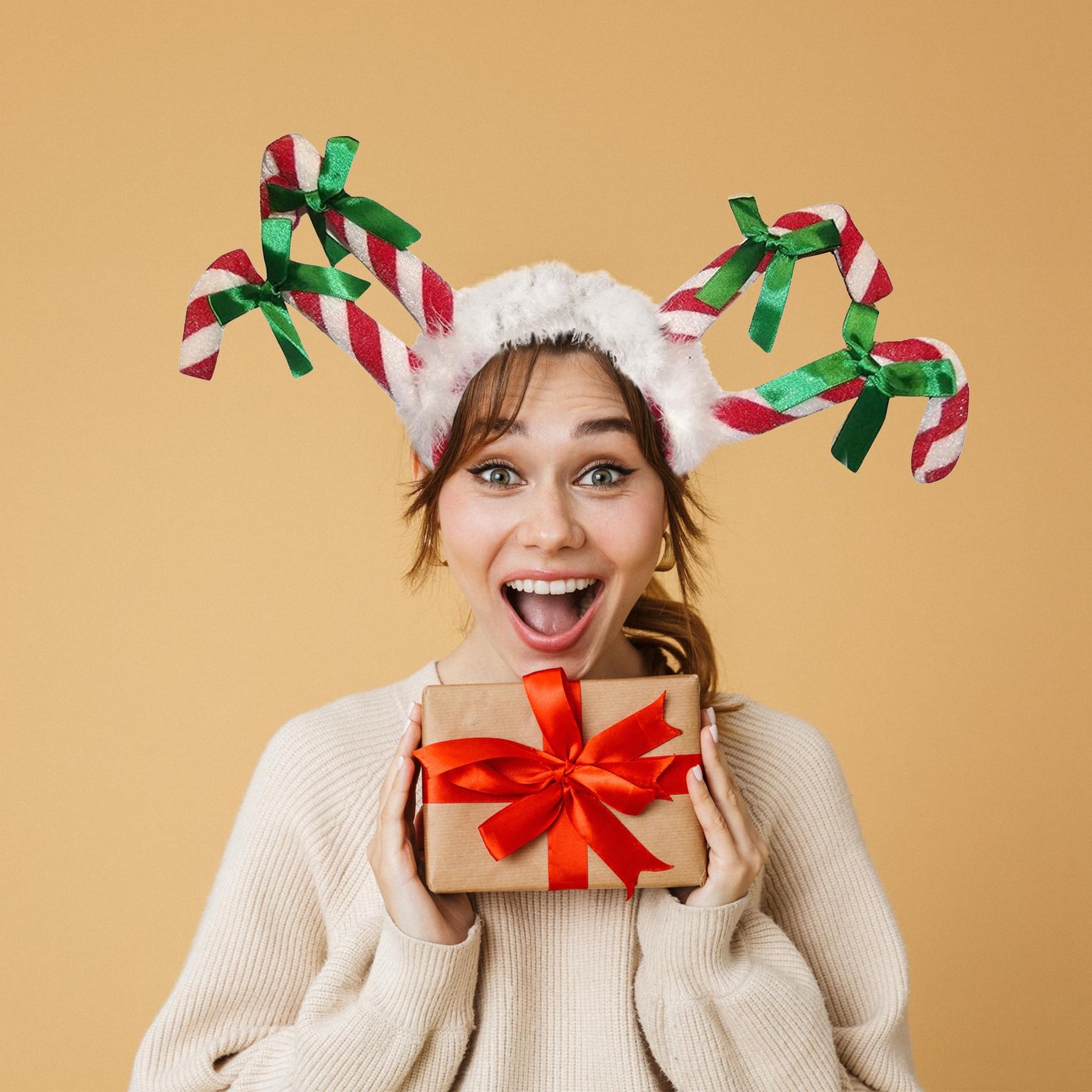 Christmas Candy Cane Headband