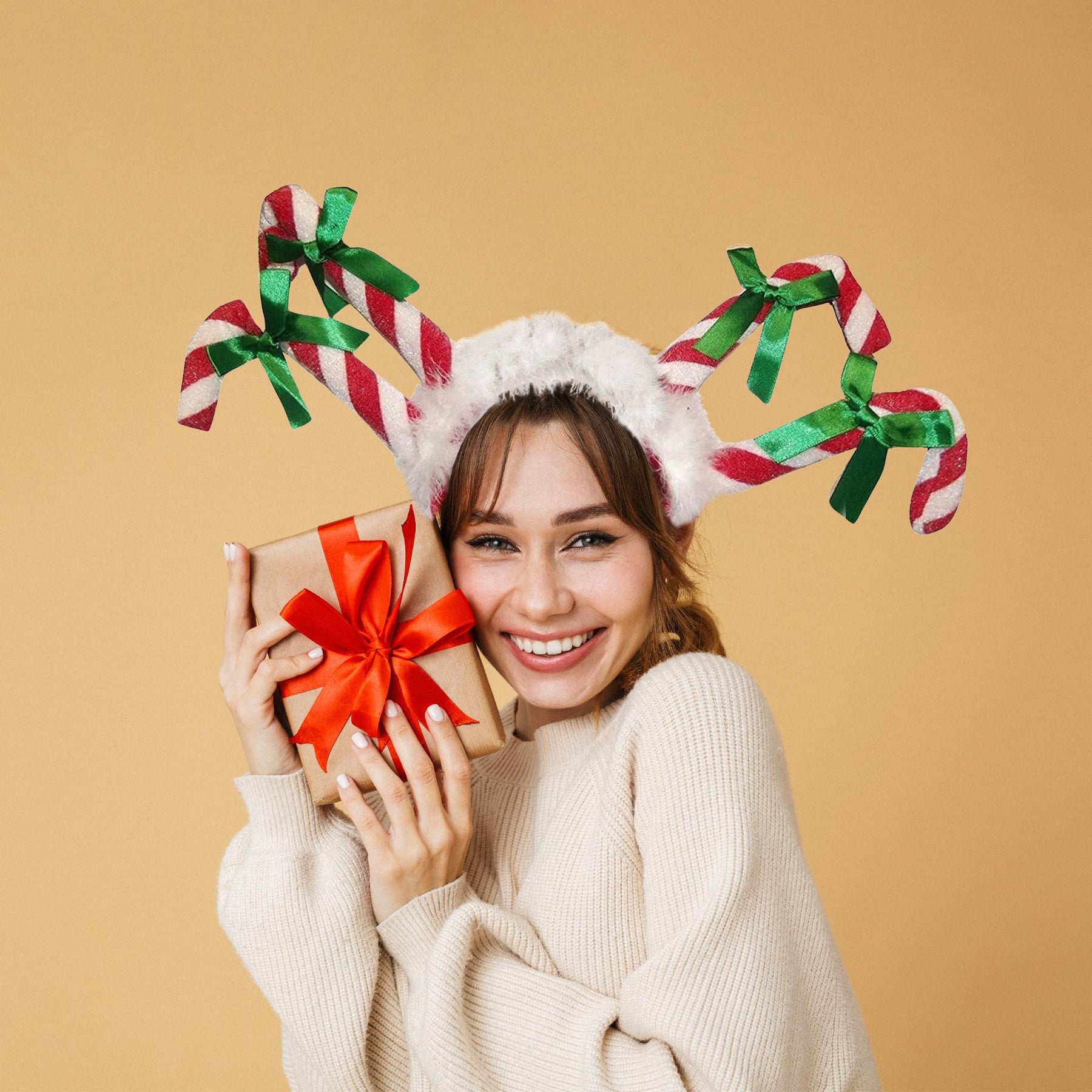 Christmas Candy Cane Headband