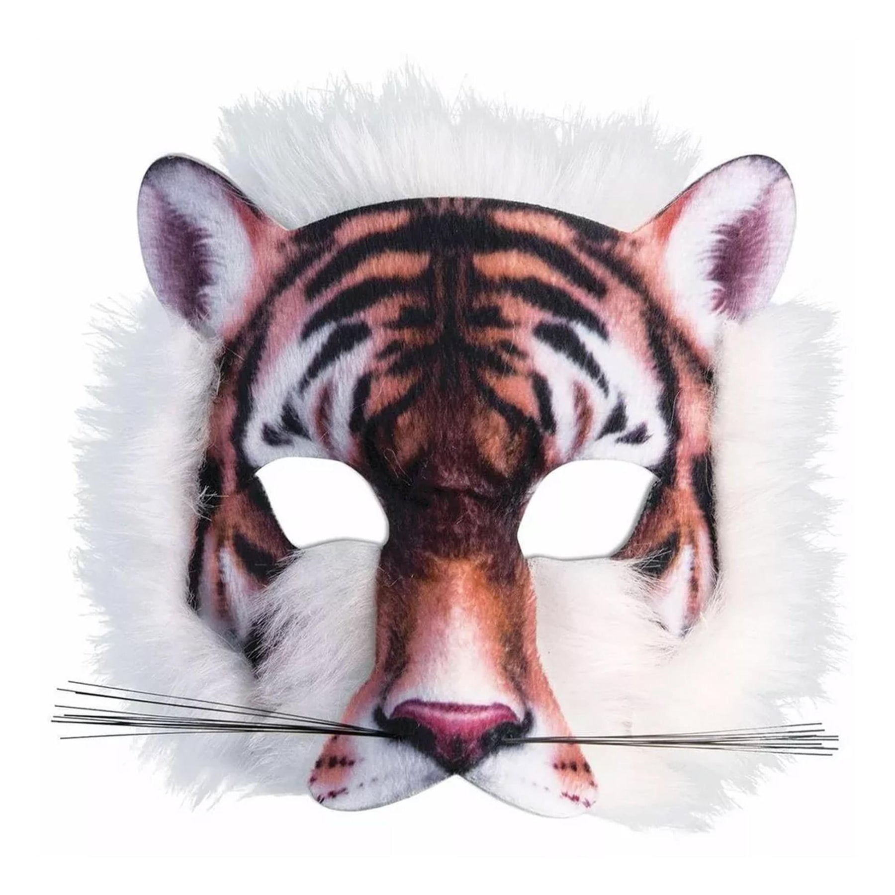 Tiger 3D Print Costume Half Mask