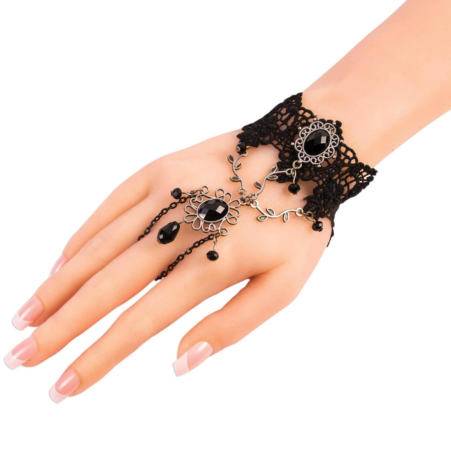 Dark Royalty Adult Costume Hand Jewelry