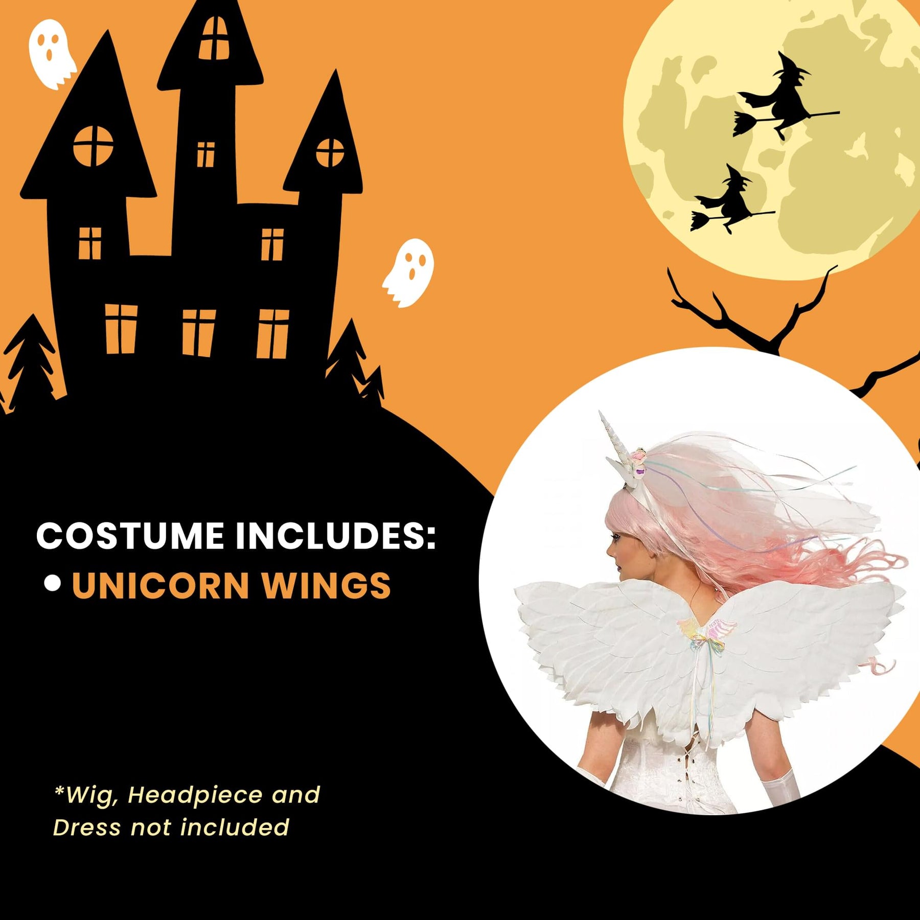 Unicorn Wings Women's Costume Accessory - One Size