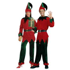 Santa's Helper Christmas Elf Costume Adult