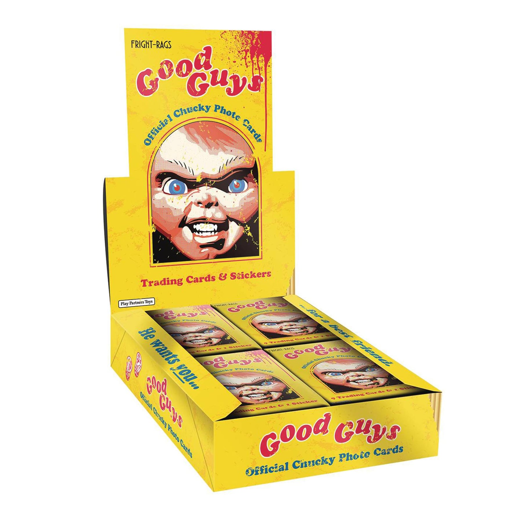 Child's Play Chucky Good Guys Trading Photo Cards Hobby Box | 24 Packs