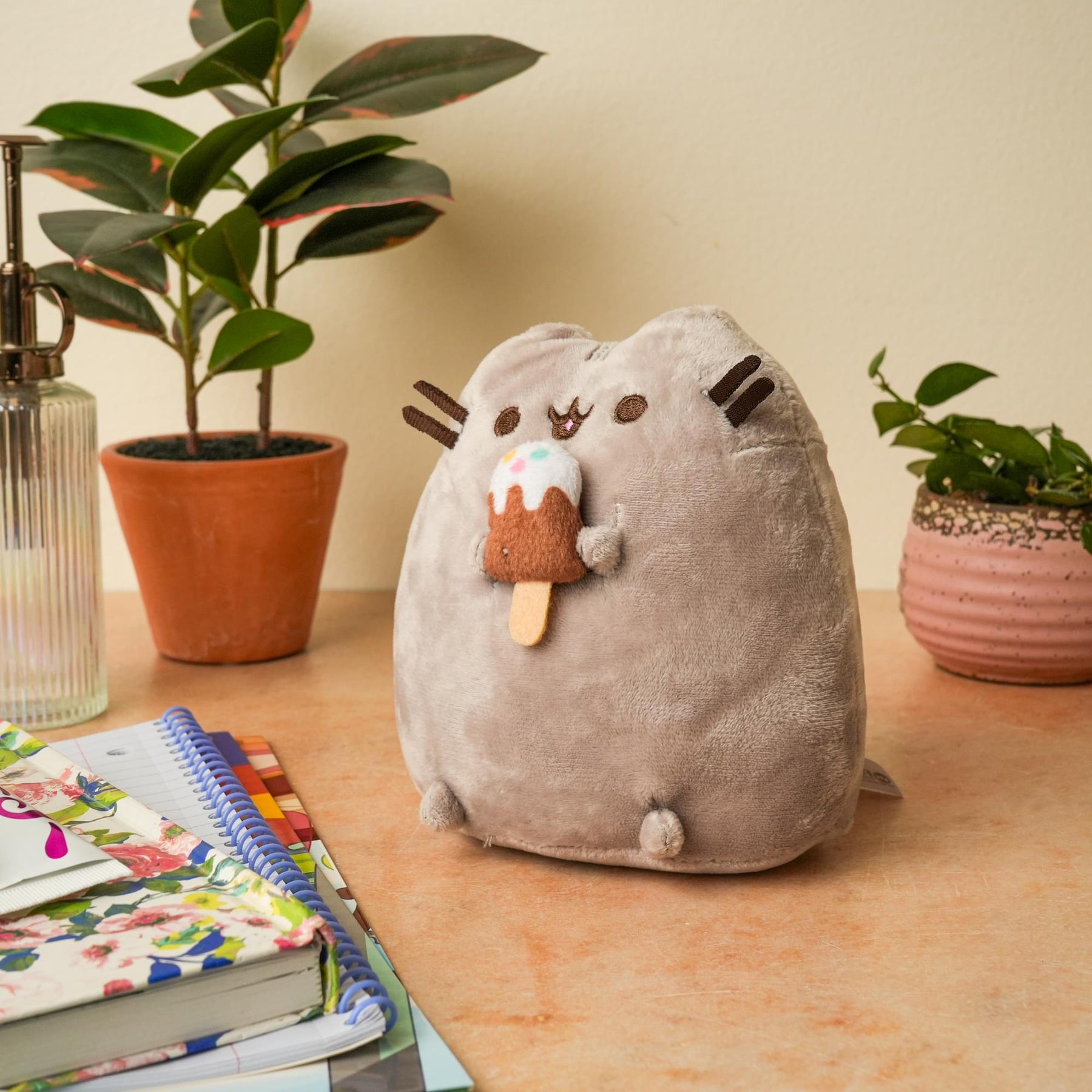 Pusheen 6.5 Inch Plush | Pusheen with Ice Cream