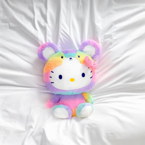 Sanrio Hello Kitty Teddy Bear Rainbow Sherbet 11.5 Inch Plush