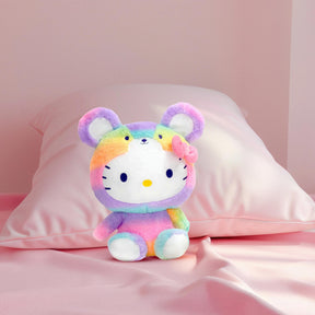 Sanrio Hello Kitty Teddy Bear Rainbow Sherbet 11.5 Inch Plush