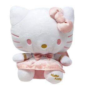 Sanrio Hello Kitty White & Pink Dress 9.5 Inch Plush