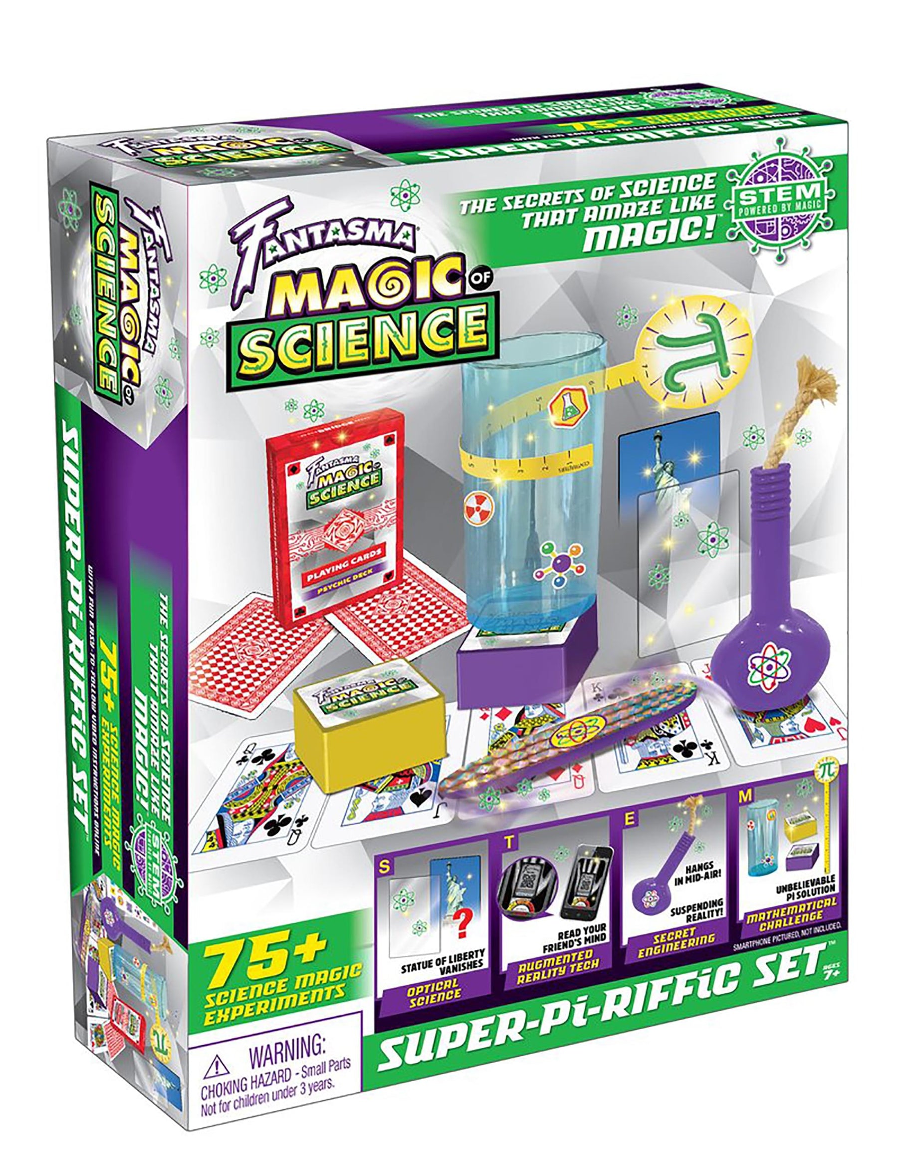 Fantasma Magic of Science STEM Based Super-Pi-Riffic Magic Set | 75+ Experiments