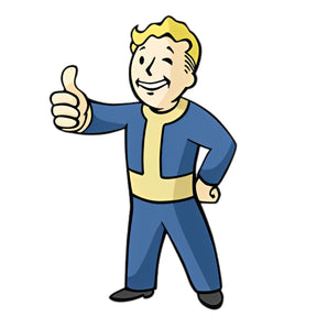 Fallout Vault Boy Thumbs Up 12 x 11 Inch Metal Sign