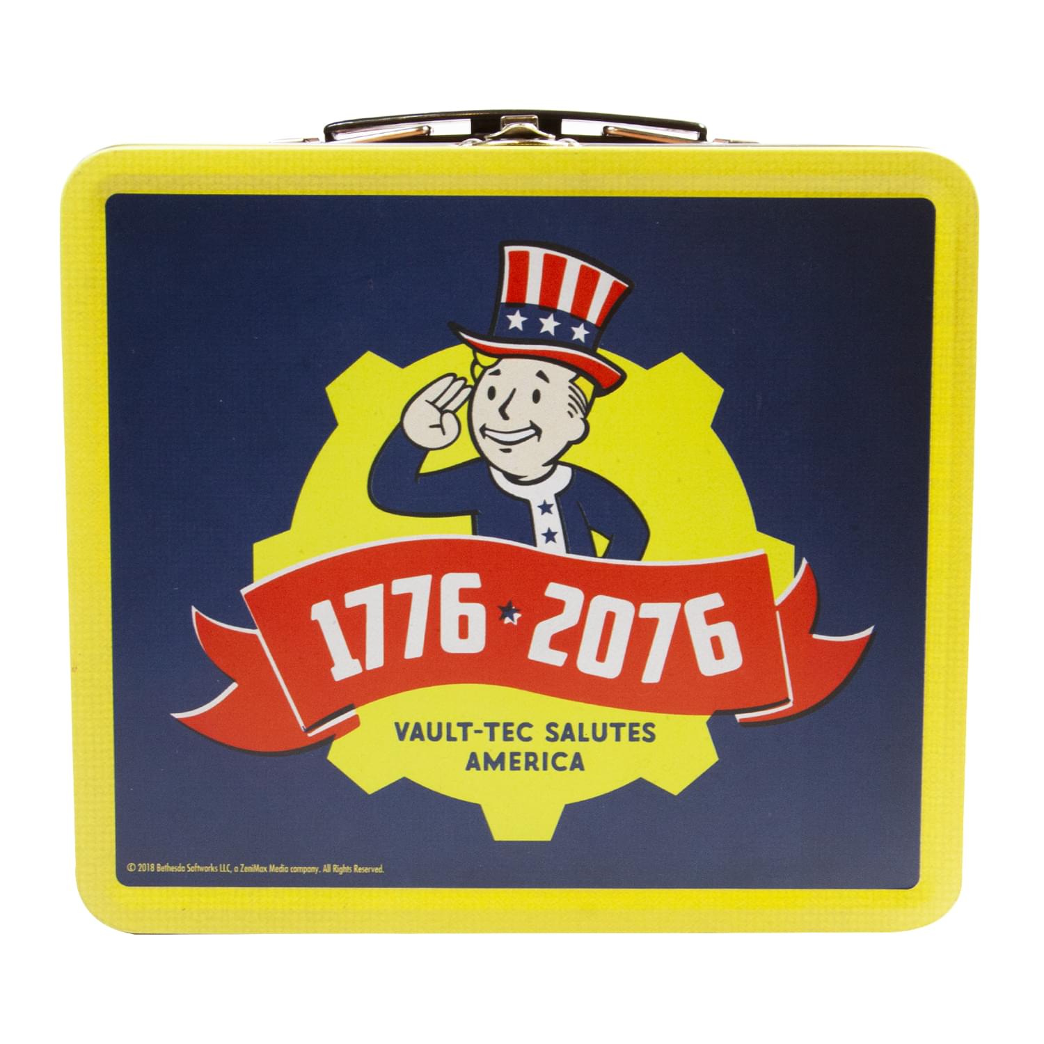 Fallout Collectibles | Fallout 76 Tricentennial Tin Tote Replica