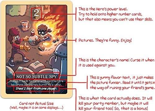 Venture Party - A Fast & Funny Card Game for Unlucky Heroes