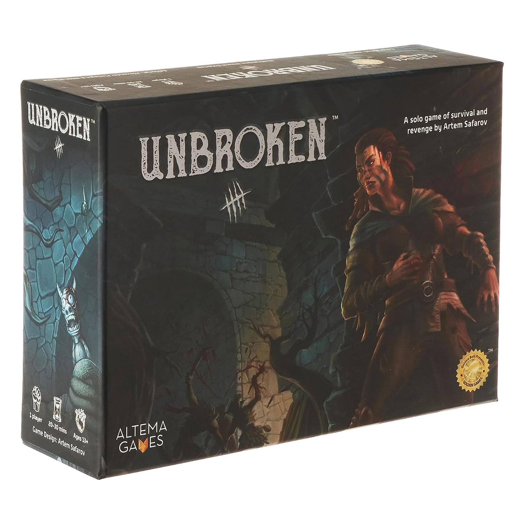 Unbroken - A Solo Card Game of Survival and Revenge