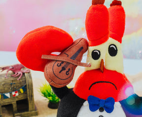 Nickelodeon SpongeBob SquarePants Mr. Krabs Violin 10-Inch Collector Plush Toy