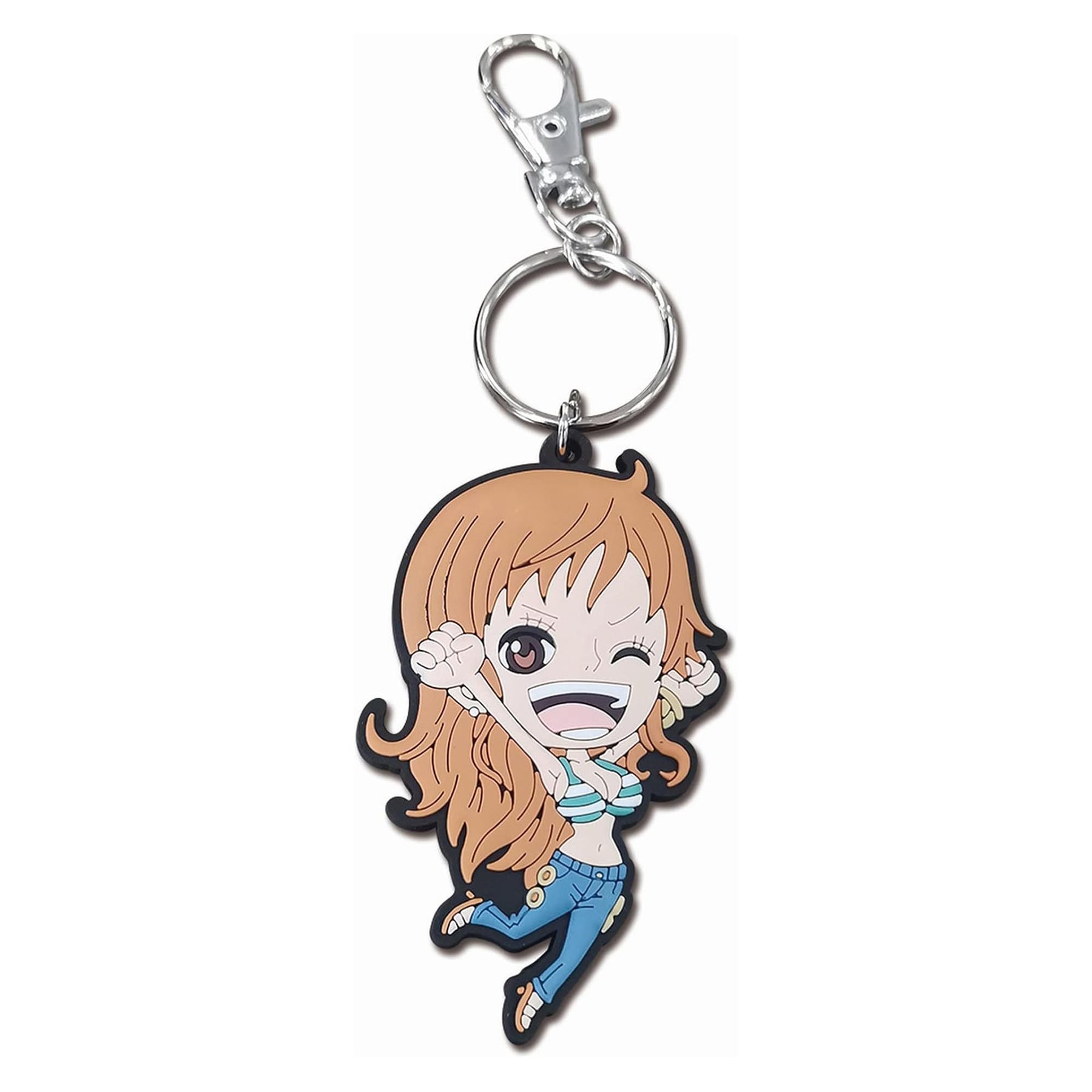 One Piece Nami Fishman Island SD PVC Keychain