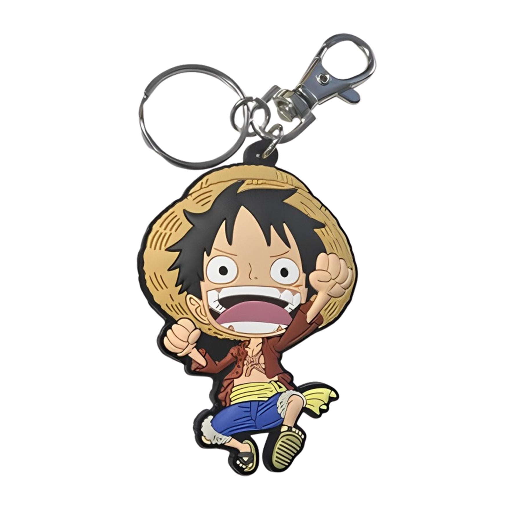 One Piece Luffy PVC Keychain