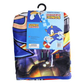 Sonic the Hedgehog Sonic & Knuckles 46x60 Inch Fleece Throw Blanket