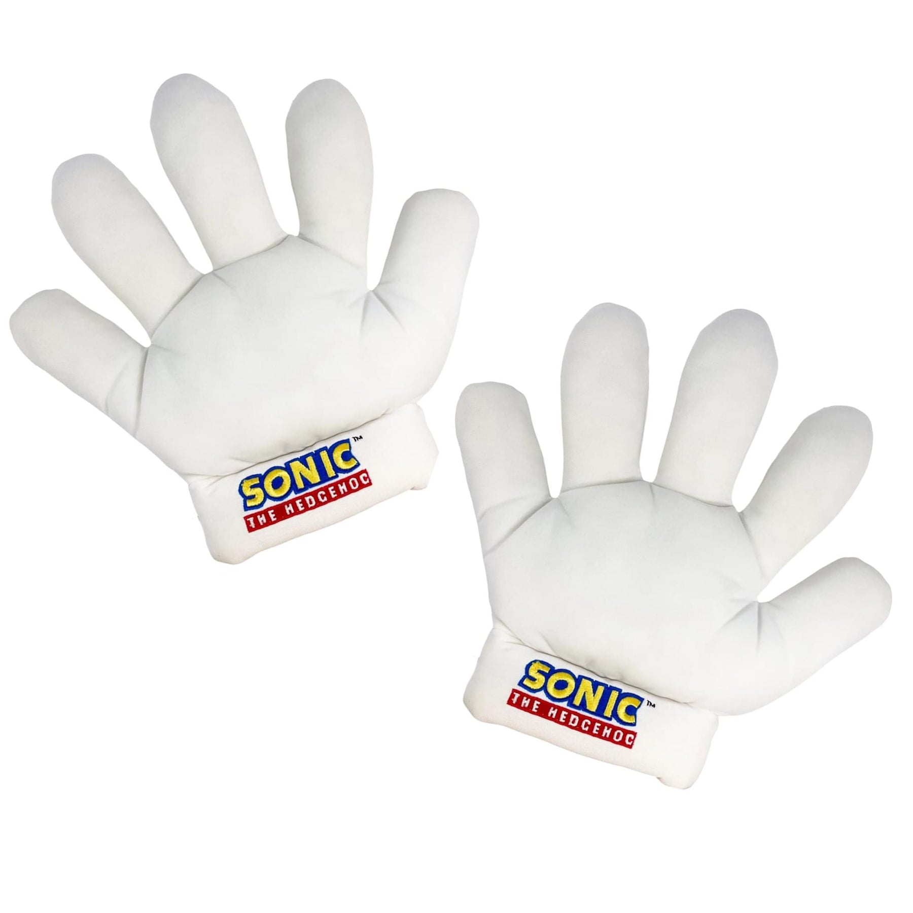 Sonic The Hedgehog Sonic White Plush Gloves