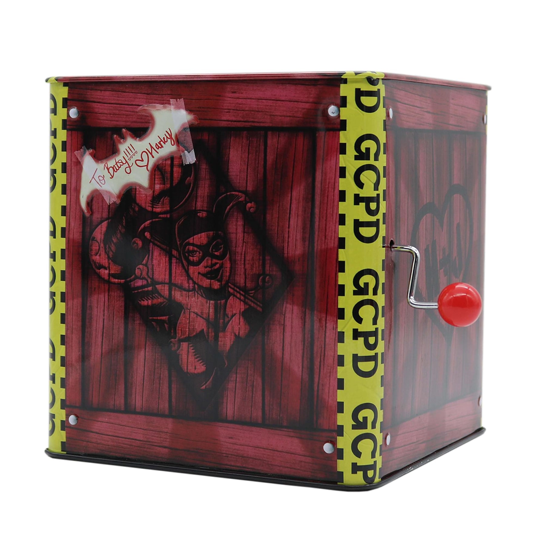 DC Comics Harley Quinn Jack-In-The-Box With Stickers