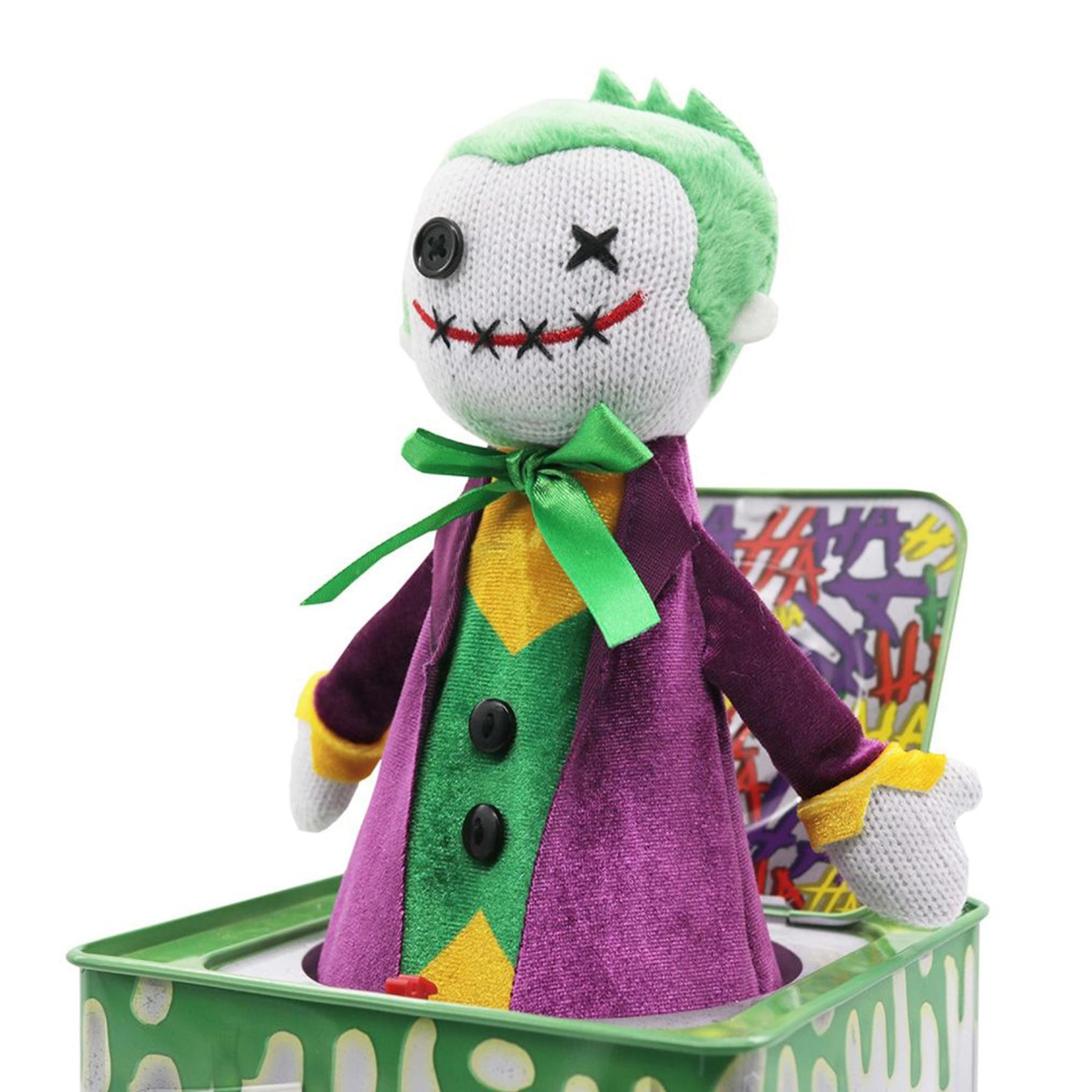 DC Comics The Joker Jack-in-the-Box With Stickers