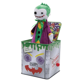 DC Comics The Joker Jack-in-the-Box With Stickers