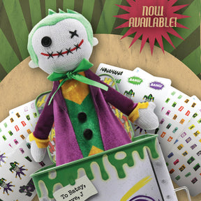 DC Comics The Joker Jack-in-the-Box With Stickers