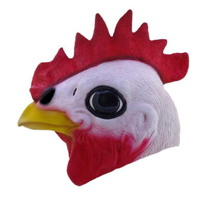 Rooster Adult Latex Costume Mask