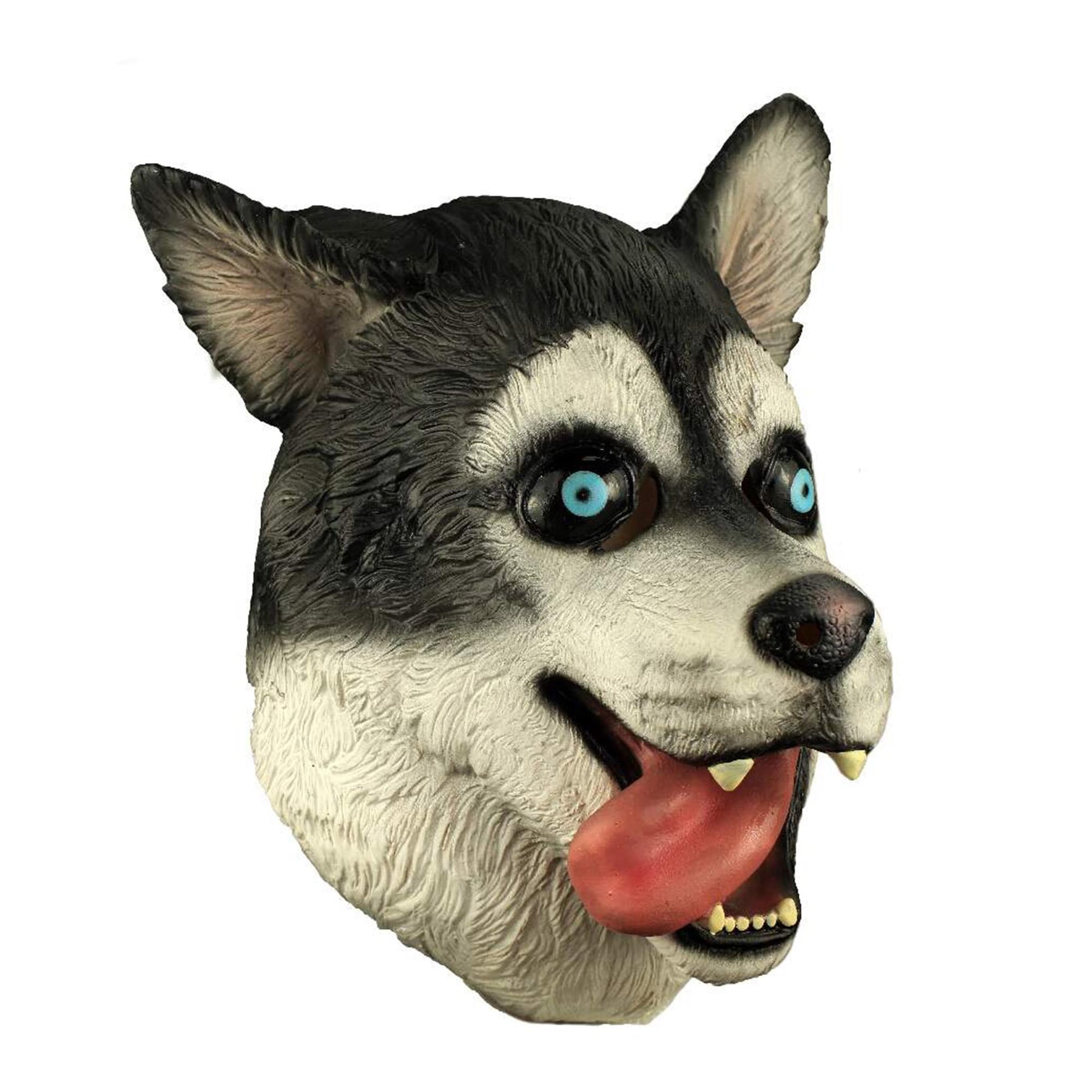 Husky Dog Adult Latex Costume Mask