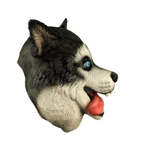 Husky Dog Adult Latex Costume Mask