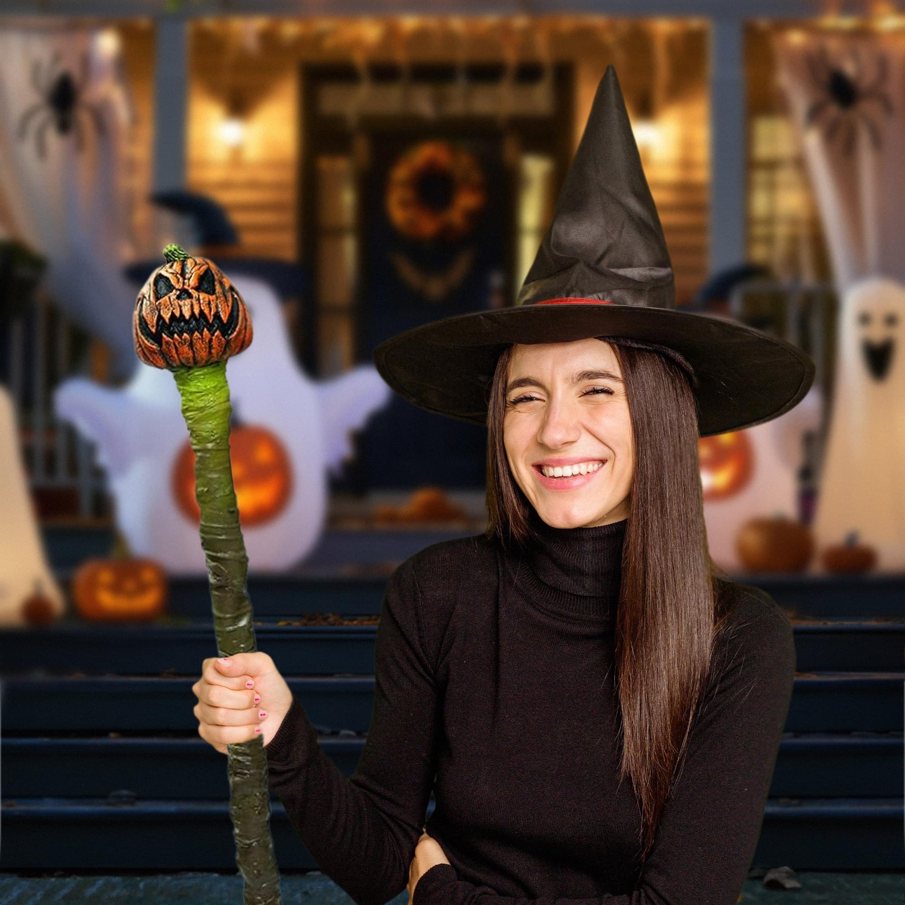 Jack O'Lantern 47" Staff Costume Accessory