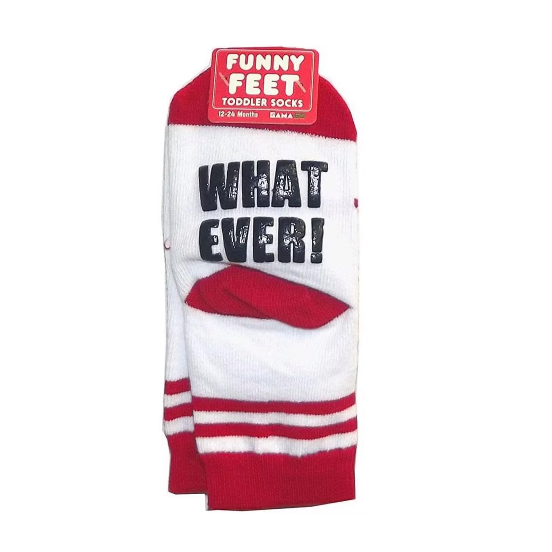 Funny Feet Toddler Socks: Whatever!