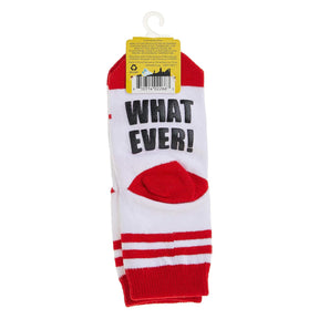 Funny Feet Toddler Socks: Whatever!