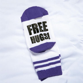 Funny Feet Toddler Socks: Free Hugs