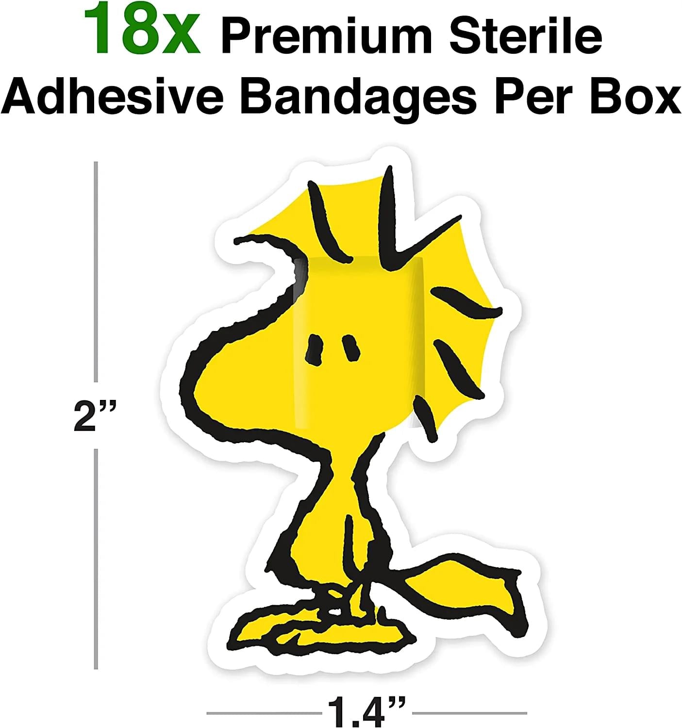 Peanuts Woodstock GAMAGO Bandages | Set of 18