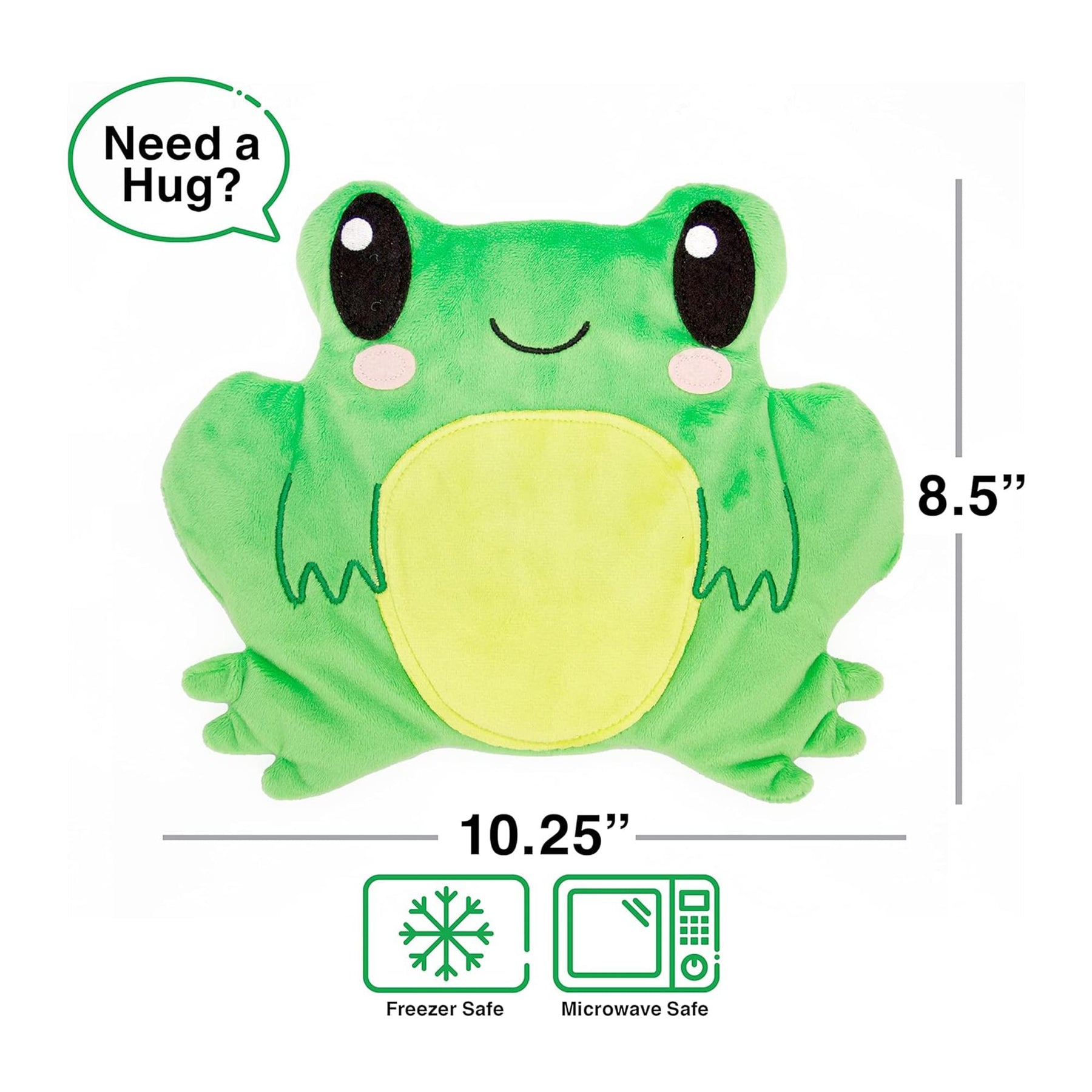 GAMAGO Frog Heating Pad & Pillow Huggable