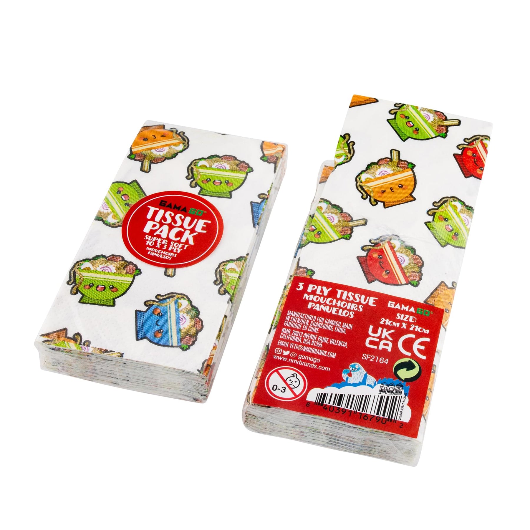 GAMAGO Ramen Tissues | 1 Pack