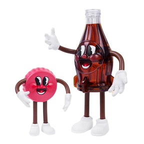 Fallout 76 Bottle and Cappy Bendable Figure Set