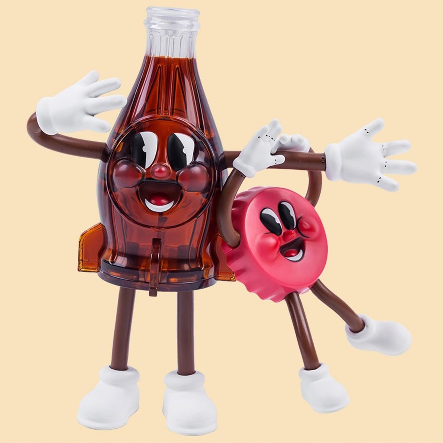 Fallout 76 Bottle and Cappy Bendable Figure Set