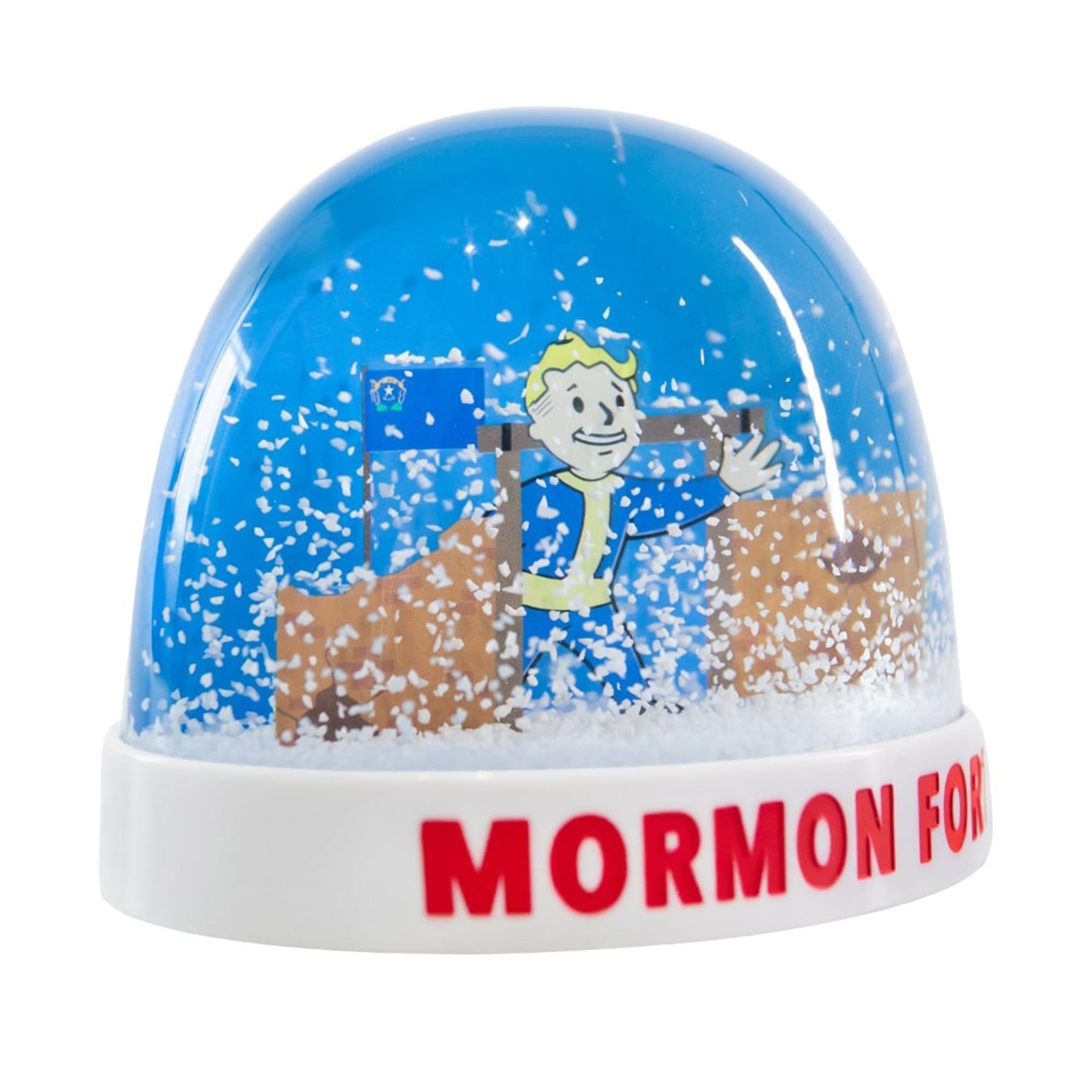 Fallout New Vegas Mormon Fort 4 Inch Snow Globe