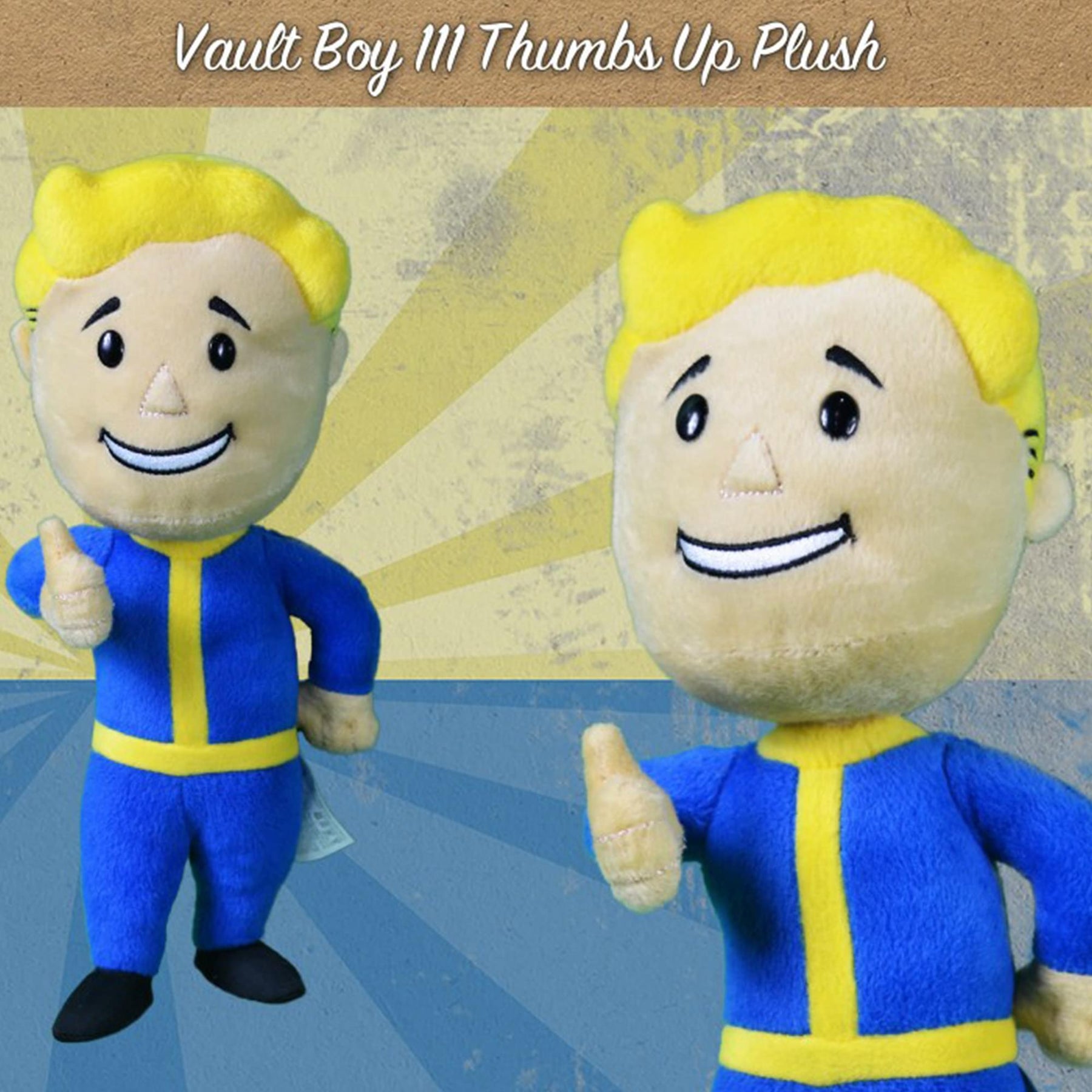 Fallout 4 Vault Boy 111 Thumbs Up 12 Inch Plush