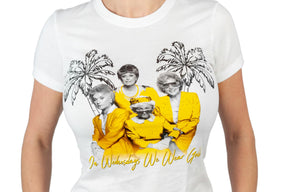 The Golden Girls 'On Wednesdays We Wear Gold' Women's T-Shirt | Comfort Fit