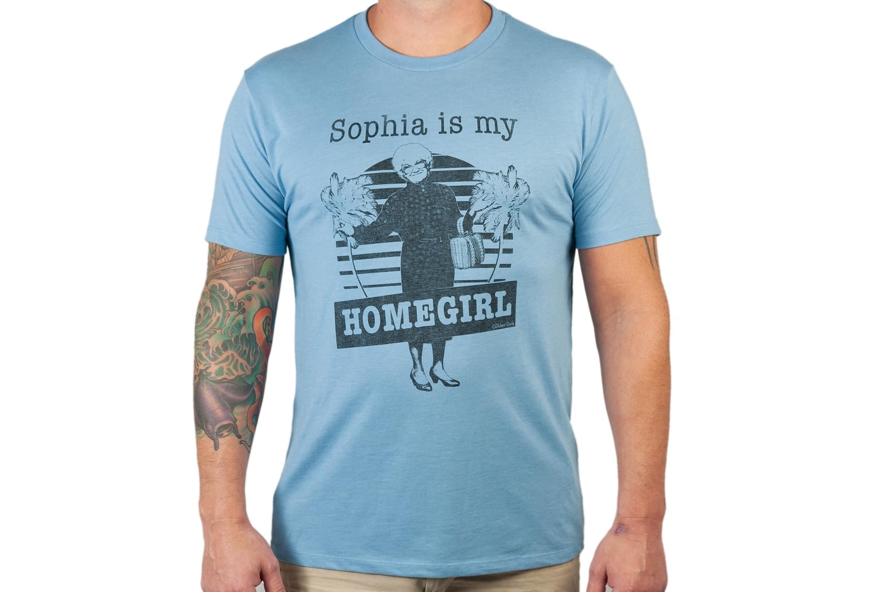 The Golden Girls 'Sophia Is My Homegirl' Men's T-Shirt Light Blue | Comfort Fit