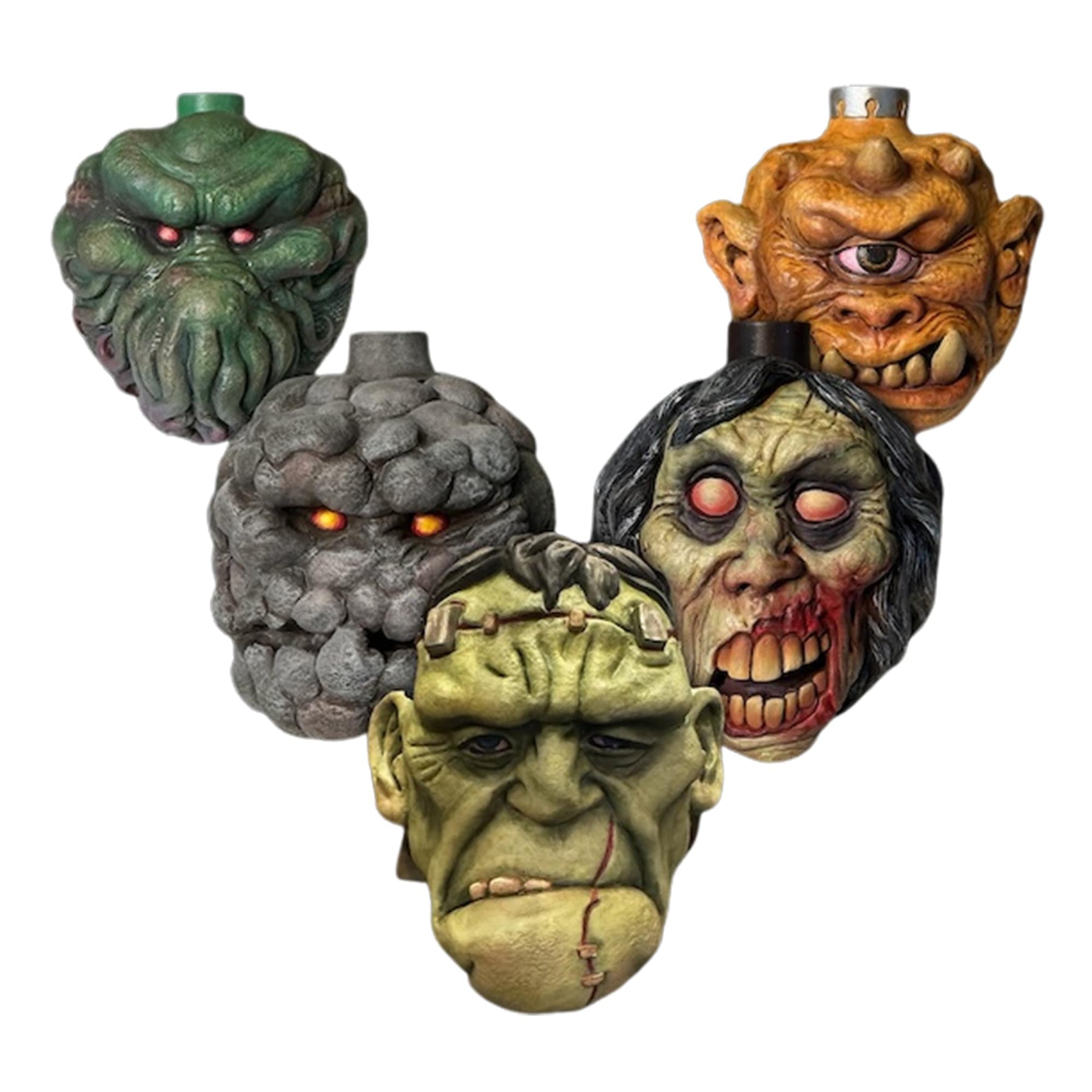 Len Simon's Gorenaments 3.5 Inch Horror Ornament Series 2 | Set of 5