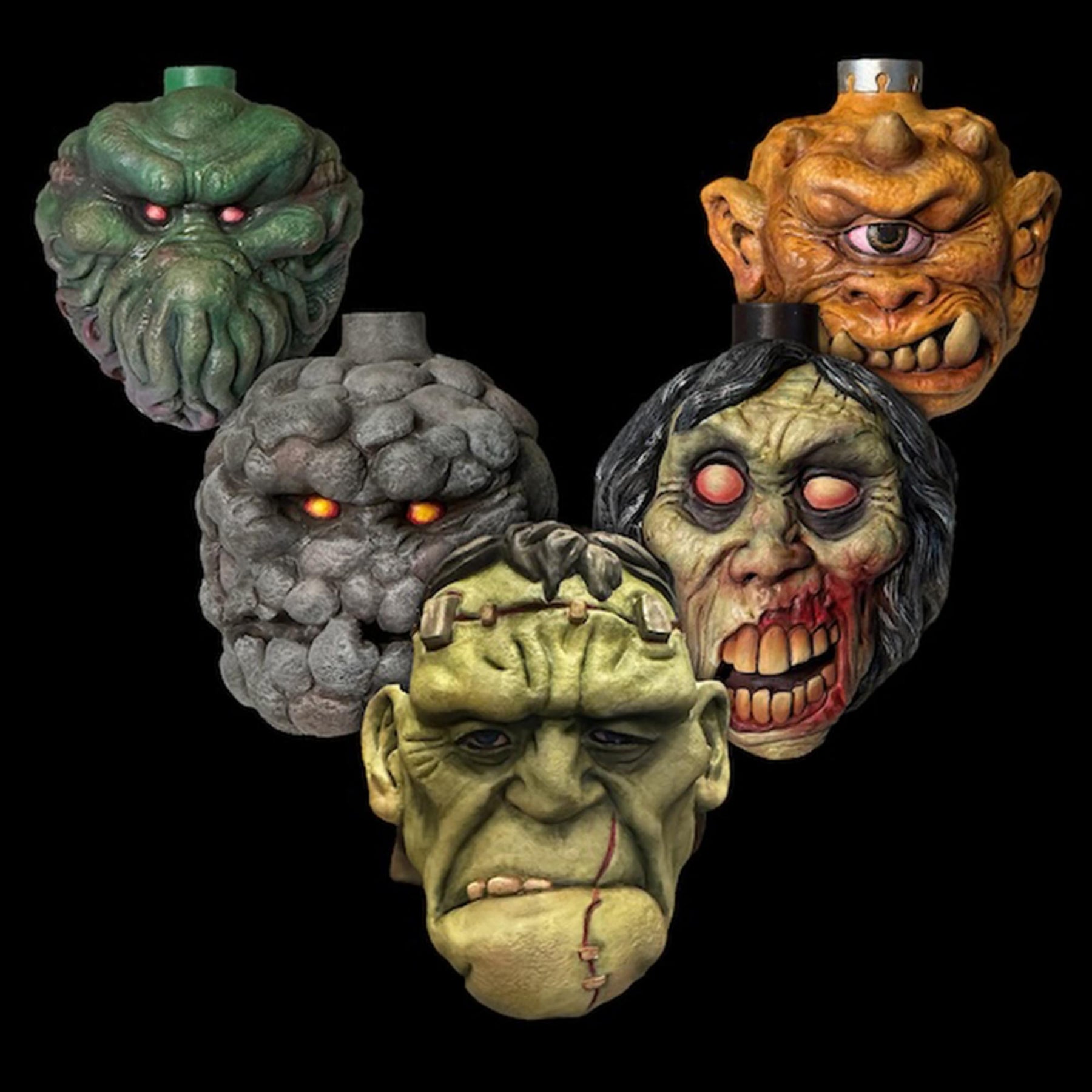 Len Simon's Gorenaments 3.5 Inch Horror Ornament Series 2 | Set of 5