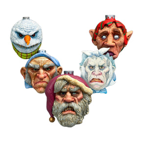 Len Simon's Gorenaments 3.5 Inch Horror Ornament Series 4 | Set of 5