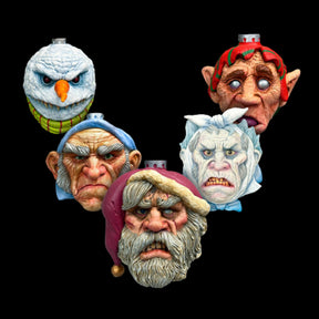 Len Simon's Gorenaments 3.5 Inch Horror Ornament Series 4 | Set of 5