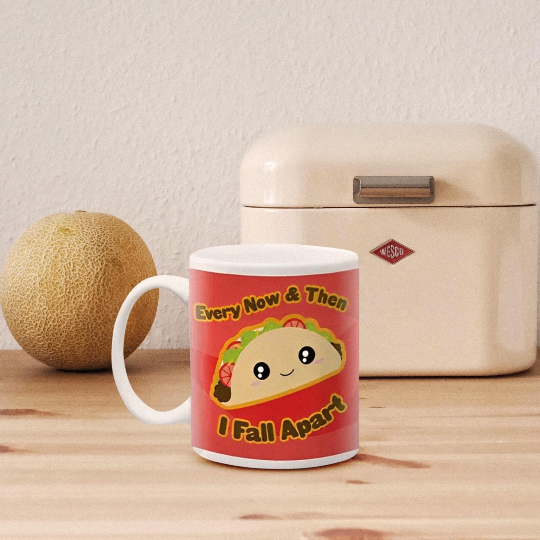 Kawaii Foods Taco 11 Ounce Ceramic Mug