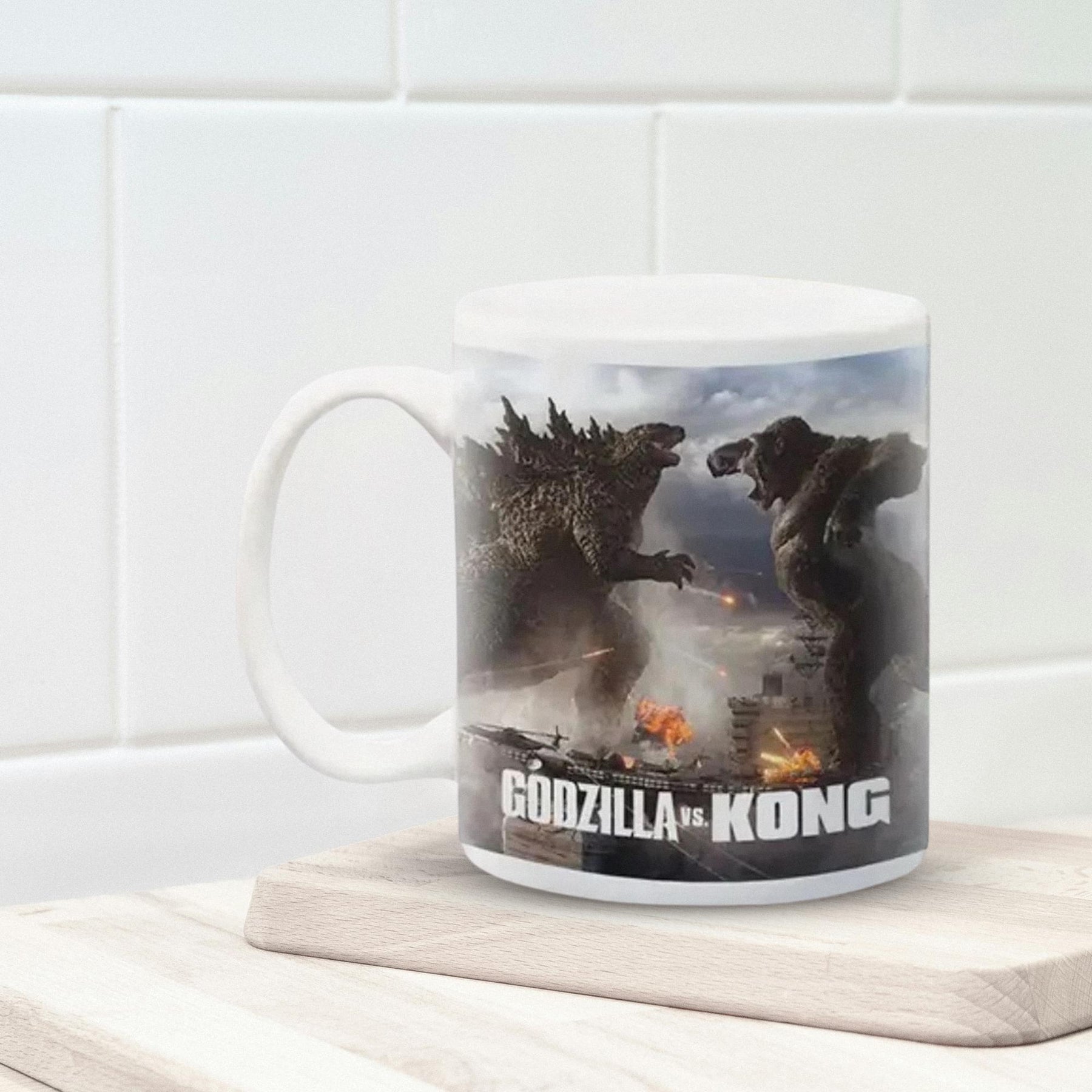 Godzilla vs Kong Kings Collide 11 Ounce Ceramic Mug