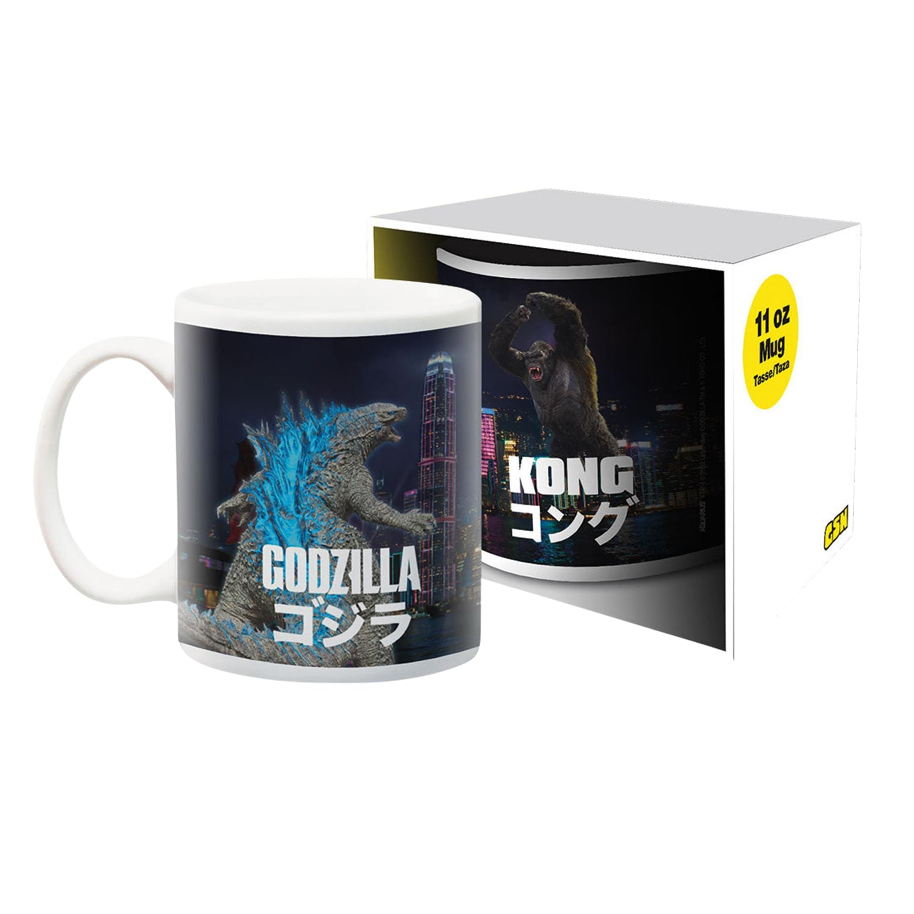 Godzilla vs Kong City Kong 11 Ounce Ceramic Mug