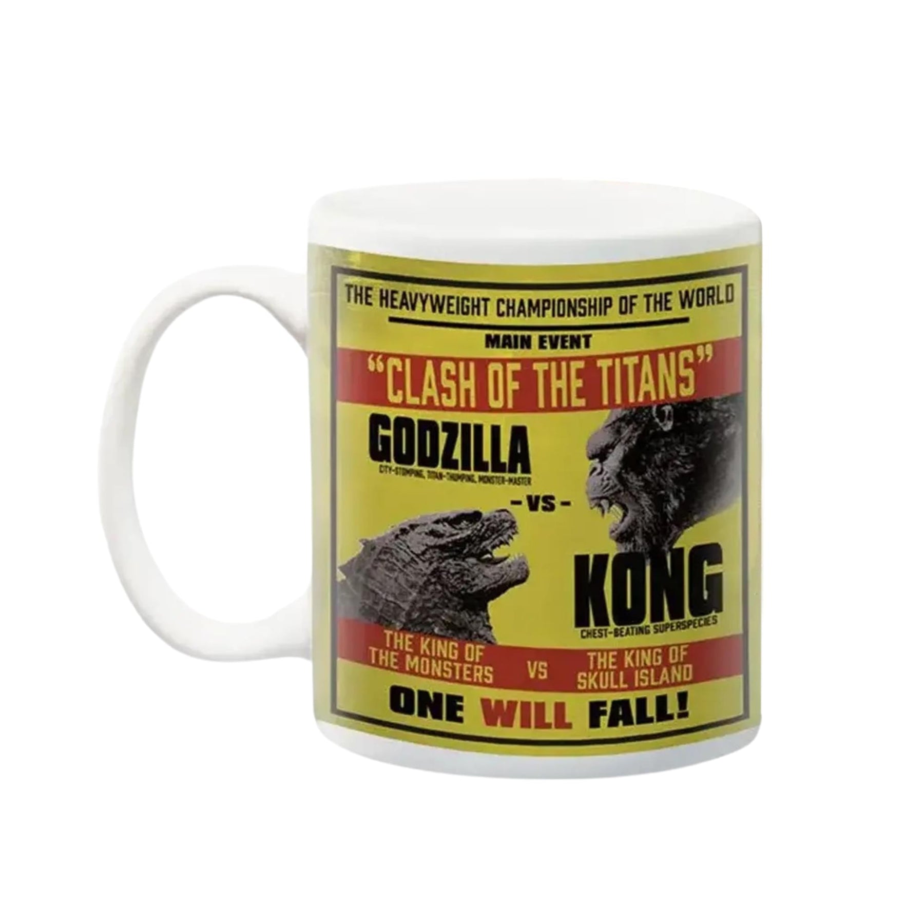 Godzilla vs Kong Man Event 11 Ounce Ceramic Mug