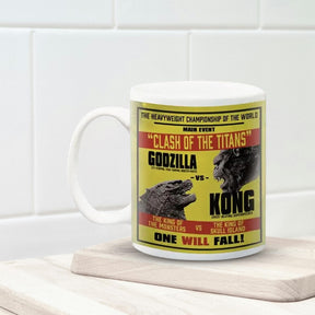 Godzilla vs Kong Man Event 11 Ounce Ceramic Mug